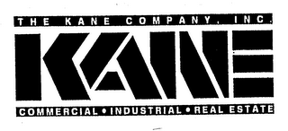 KANE THE KANE COMPANY, INC. COMMERCIAL INDUSTRIAL REAL ESTATE logo