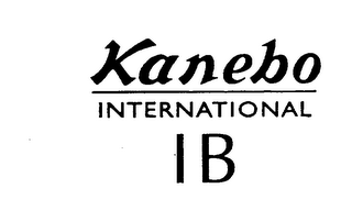 KANEBO INTERNATIONAL I B logo