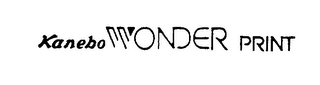 KANEBO WONDER PRINT logo