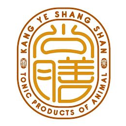 KANG YE SHANG SHAN TONIC PRODUCTS OF ANIMAL logo