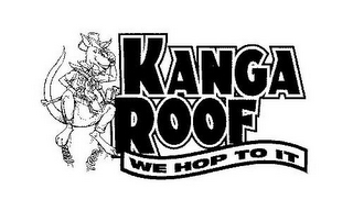 KANGA ROOF WE HOP TO IT logo