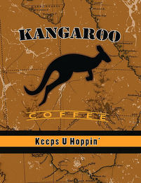KANGAROO COFFEE KEEPS U HOPPIN' logo