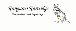 KANGAROO KARTRIDGE THE SOLUTION TO TRASH BAG STORAGE logo