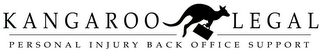 KANGAROO LEGAL PERSONAL INJURY BACK OFFICE SUPPORT logo