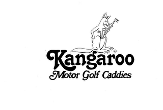 KANGAROO MOTOR GOLF CADDIES logo