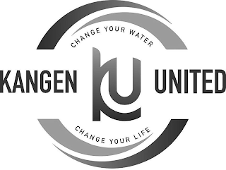 KANGEN UNITED KU CHANGE YOUR WATER CHANGE YOUR LIFE logo