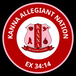 KANNA ALLEGIANT NATION EX 34:14 KANNA 34 JEALOUS GOD 14 logo
