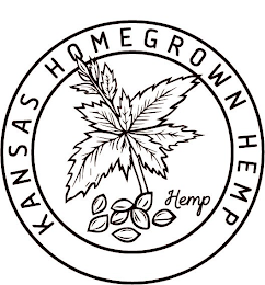 KANSAS HOMEGROWN HEMP HEMP logo
