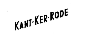 KANT-KER-RODE logo