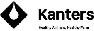 KANTERS HEALTHY ANIMALS, HEALTHY FARM logo