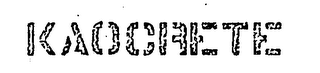 KAOCRETE logo