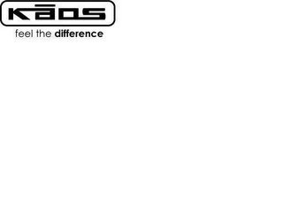 KAOS FEEL THE DIFFERENCE logo