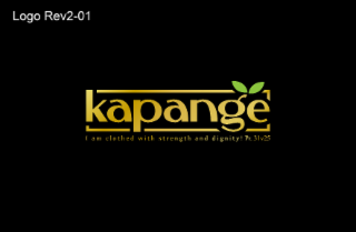 KAPANGE I AM CLOTHED WITH STRENGTH AND DIGNITY! PR. 31V25 logo