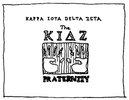 KAPPA IOTA DELTA ZETA, THE K.I.D.Z. FRATERNITY logo