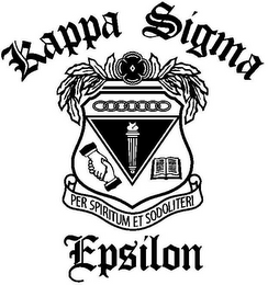 KAPPA SIGMA EPSILON PER SPIRITUS ET SODOLITERI logo