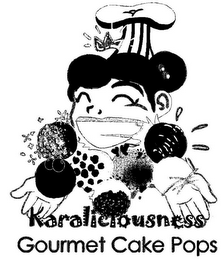 KARALICIOUSNESS GOURMET CAKE POPS logo