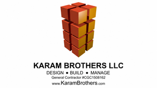 KARAM BROTHERS LLC DESIGN · BUILD · MANAGE GENERAL CONTRACTOR #CGC1508162 WWW.KARAMBROTHERS.COM logo