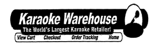 KARAOKE WAREHOUSE THE WORLD'S LARGEST KARAOKE RETAILER! VIEW CART CHECKOUT ORDER TRACKING HOME logo