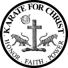 KARATE FOR CHRIST HONOR. FAITH. POWER. logo