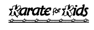 KARATE FOR KIDS logo