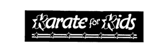 KARATE FOR KIDS logo