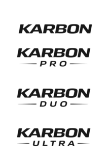 KARBON KARBON PRO KARBON DUO KARBON ULTRA logo