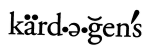 KARD E GEN'S logo