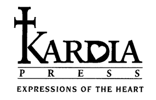 KARDIA PRESS EXPRESSIONS OF THE HEART logo