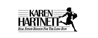 KAREN HARTNETT REAL ESTATE RESULTS FOR THE LONG RUN logo