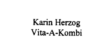 KARIN HERZOG VITA-A-KOMBI logo
