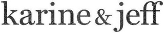 KARINE & JEFF logo