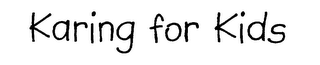 KARING FOR KIDS logo