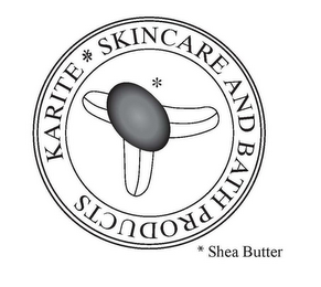 KARITE SKINCARE AND BATH PRODUCTS SHEA BUTTER logo
