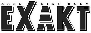 KARL GUSTAV HOLM EXAKT logo
