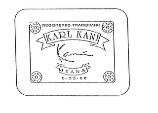 KARL KANI JEANS KANI 5-23-68 logo