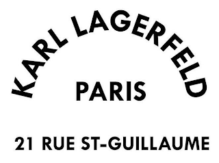 KARL LAGERFELD PARIS 21 RUE ST-GUILLAUME logo