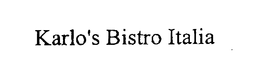 KARLO'S BISTRO ITALIA logo