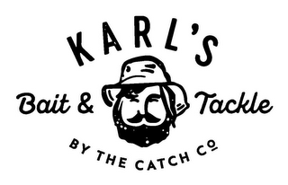 KARL'S BAIT & TACKLE BY THE CATCH CO logo