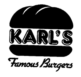 KARL'S FAMOUS BURGERS logo