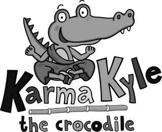 KARMA KYLE THE CROCODILE logo