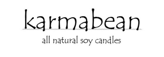 KARMABEAN ALL NATURAL SOY CANDLES logo