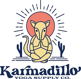 KARMADILLO YOGA SUPPLY CO. logo