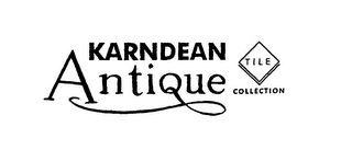 KARNDEAN ANTIQUE TILE COLLECTION logo