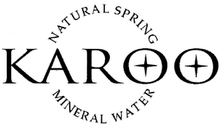 KAROO NATURAL SPRING MINERAL WATER logo