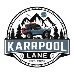 KARRPOOL LANE · EST. 2023 · logo