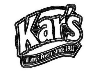 KAR'S ALWAYS FRESH SINCE 1933 logo