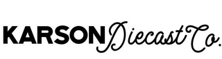 KARSONDIECAST CO. logo