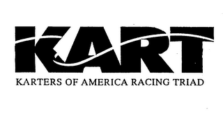 KART KARTERS OF AMERICA RACING TRIAD logo