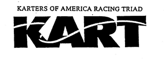 KART KARTERS OF AMERICA RACING TRIAD logo