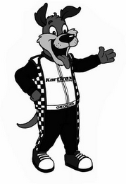 KART TRAX FORMULA RACING CHECKERS logo